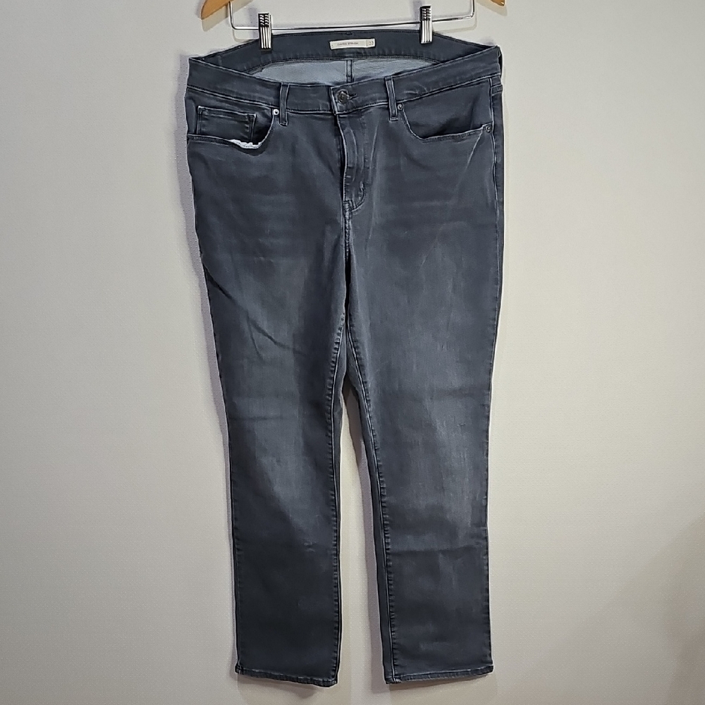 Women's Levis Gray Jeans Classic Straight